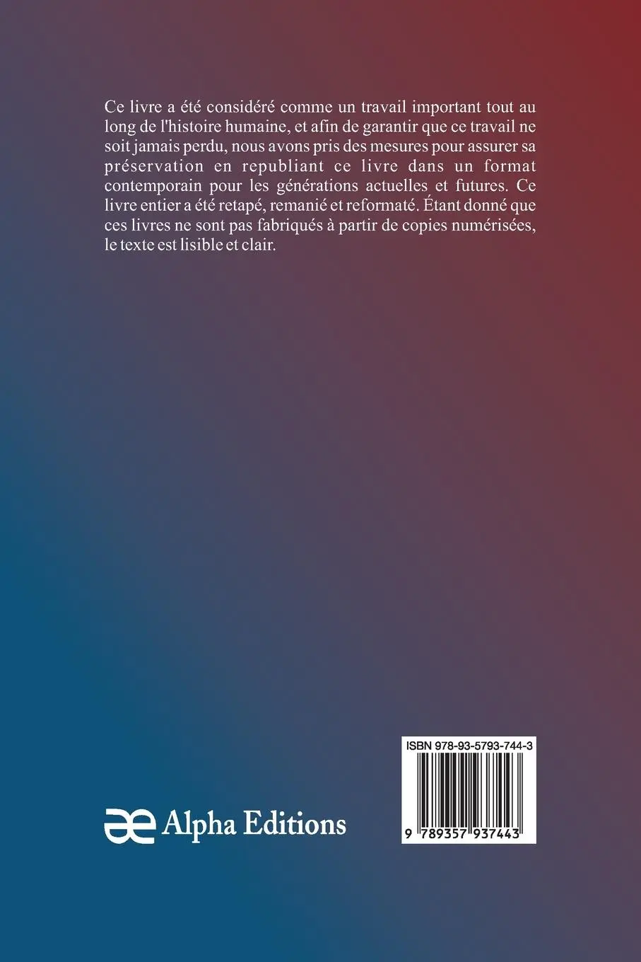 Rückseite: 9789357937443 | Les affinités électives | Johann Wolfgang Goethe | Taschenbuch | 2023