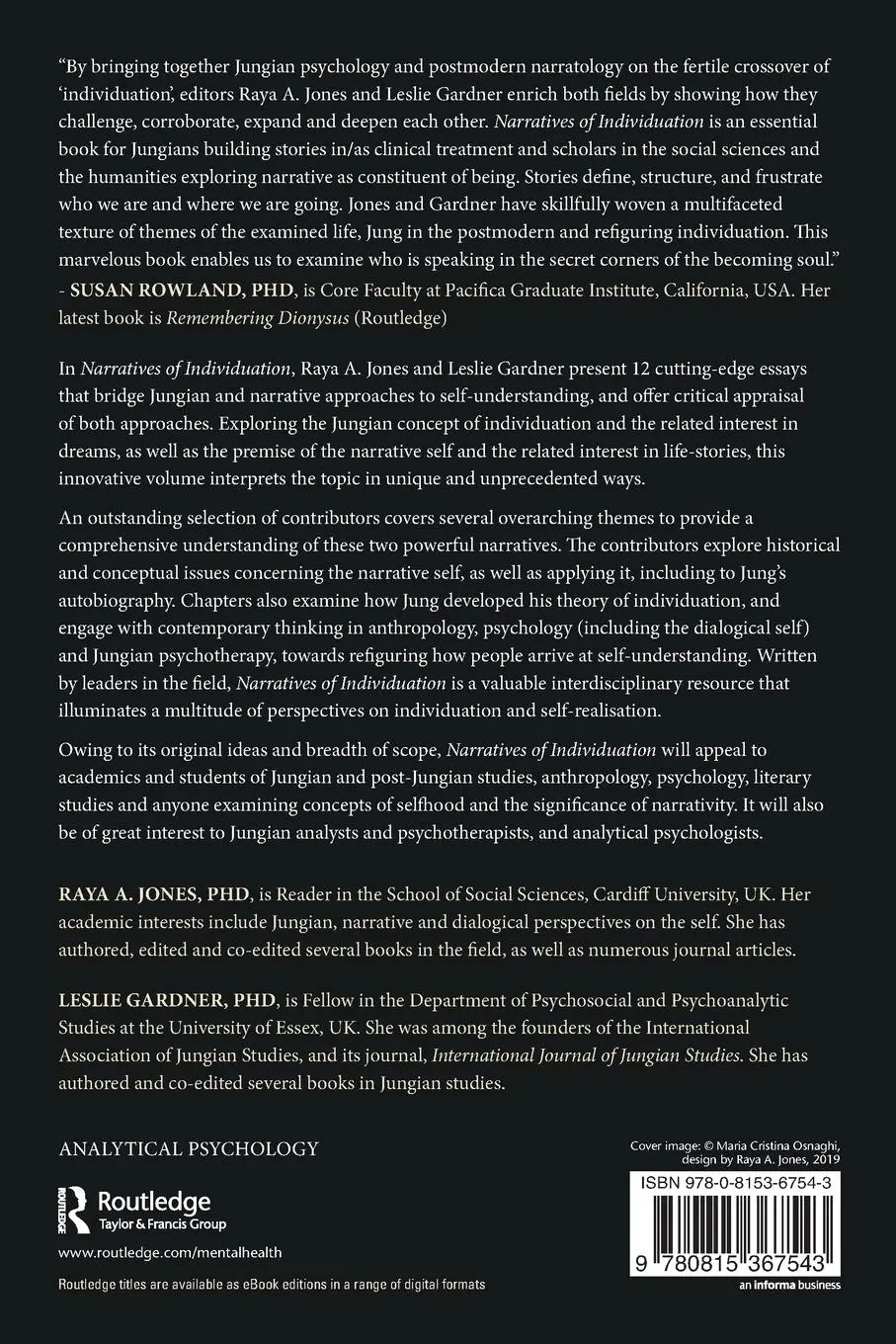 Rückseite: 9780815367543 | Narratives of Individuation | Raya A. Jones (u. a.) | Taschenbuch