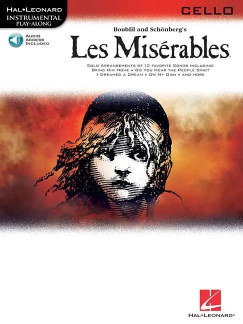 Cover: 9781423437543 | Les Miserables: Cello Play-Along (Bk/Online Audio) | Alain Boublil