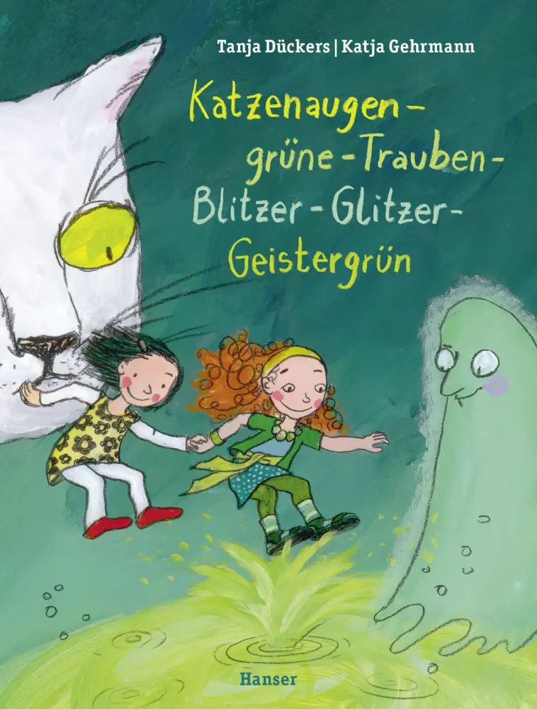 Cover: 9783446247543 | Katzenaugen-grüne-Trauben-Blitzer-Glitzer-Geistergrün | Buch | 32 S.