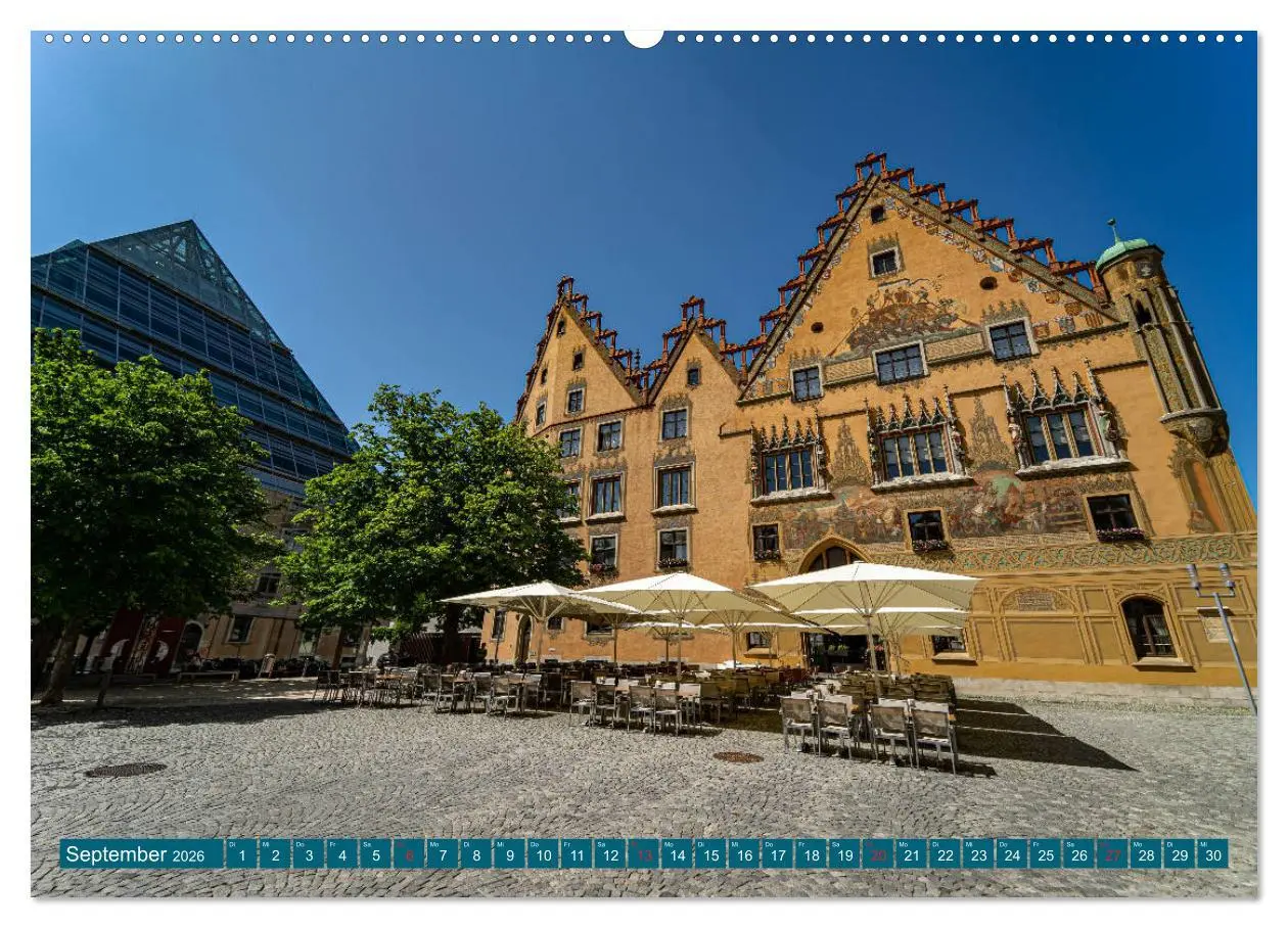 Bild: 9783457687543 | Quer durch Ulm (hochwertiger Premium Wandkalender 2026 DIN A2...