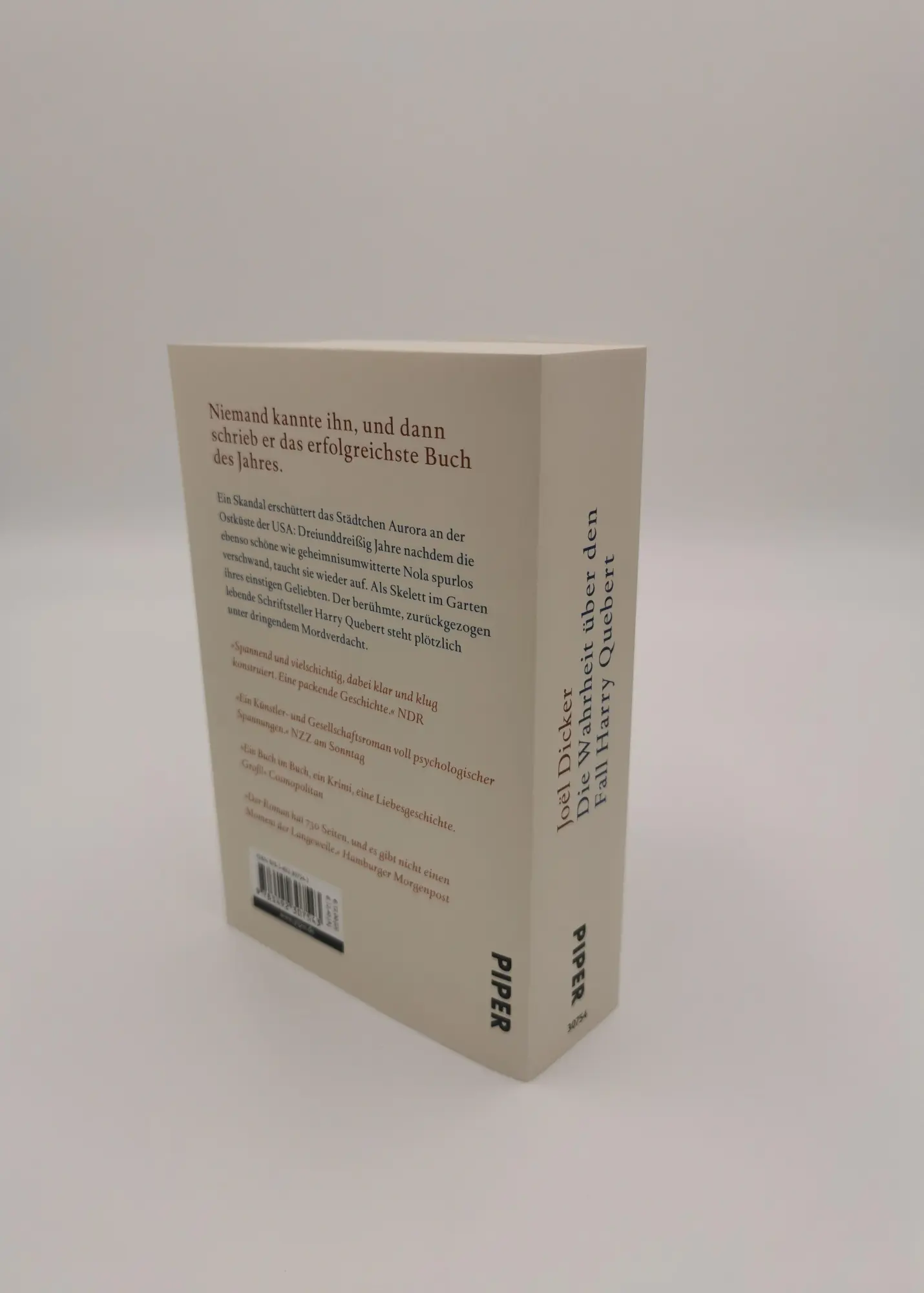 Bild: 9783492307543 | Die Wahrheit über den Fall Harry Quebert | Joël Dicker | Taschenbuch