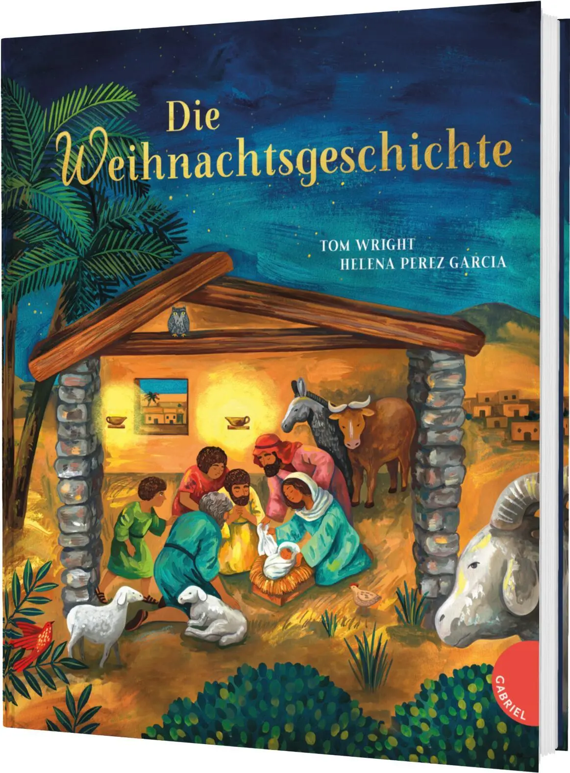 Cover: 9783522307543 | Die Weihnachtsgeschichte | Bilderbuch zur Geburt Jesu | Tom Wright