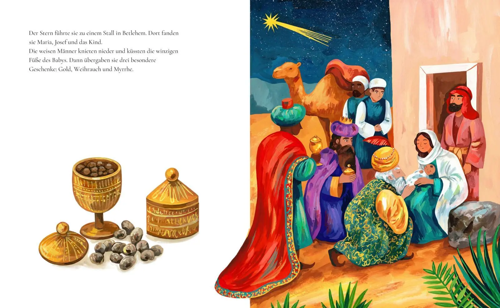 Bild: 9783522307543 | Die Weihnachtsgeschichte | Bilderbuch zur Geburt Jesu | Tom Wright