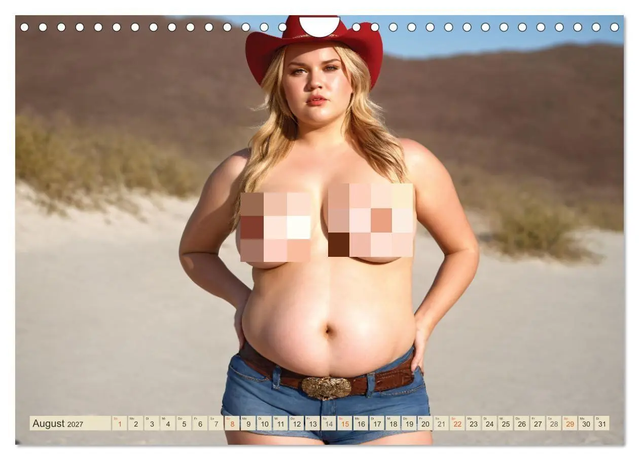 Bild: 9783569177543 | XXL Beach Girls Kalender - Kurvige Frauen am Strand (Wandkalender...