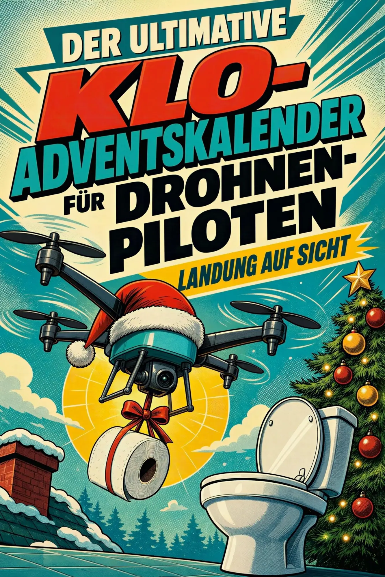 Cover: 9783696107543 | Der ultimative Klo-Adventskalender für Drohnen-Piloten | Emma Bauer