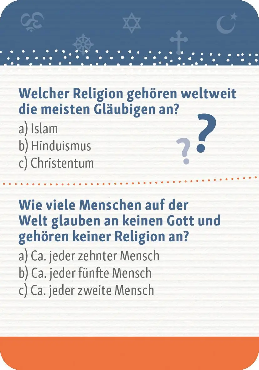 Bild: 9783766637543 | Weltreligionen. Quizbox | Vera Lörks | Spiel | 48 S. | Deutsch | 2025