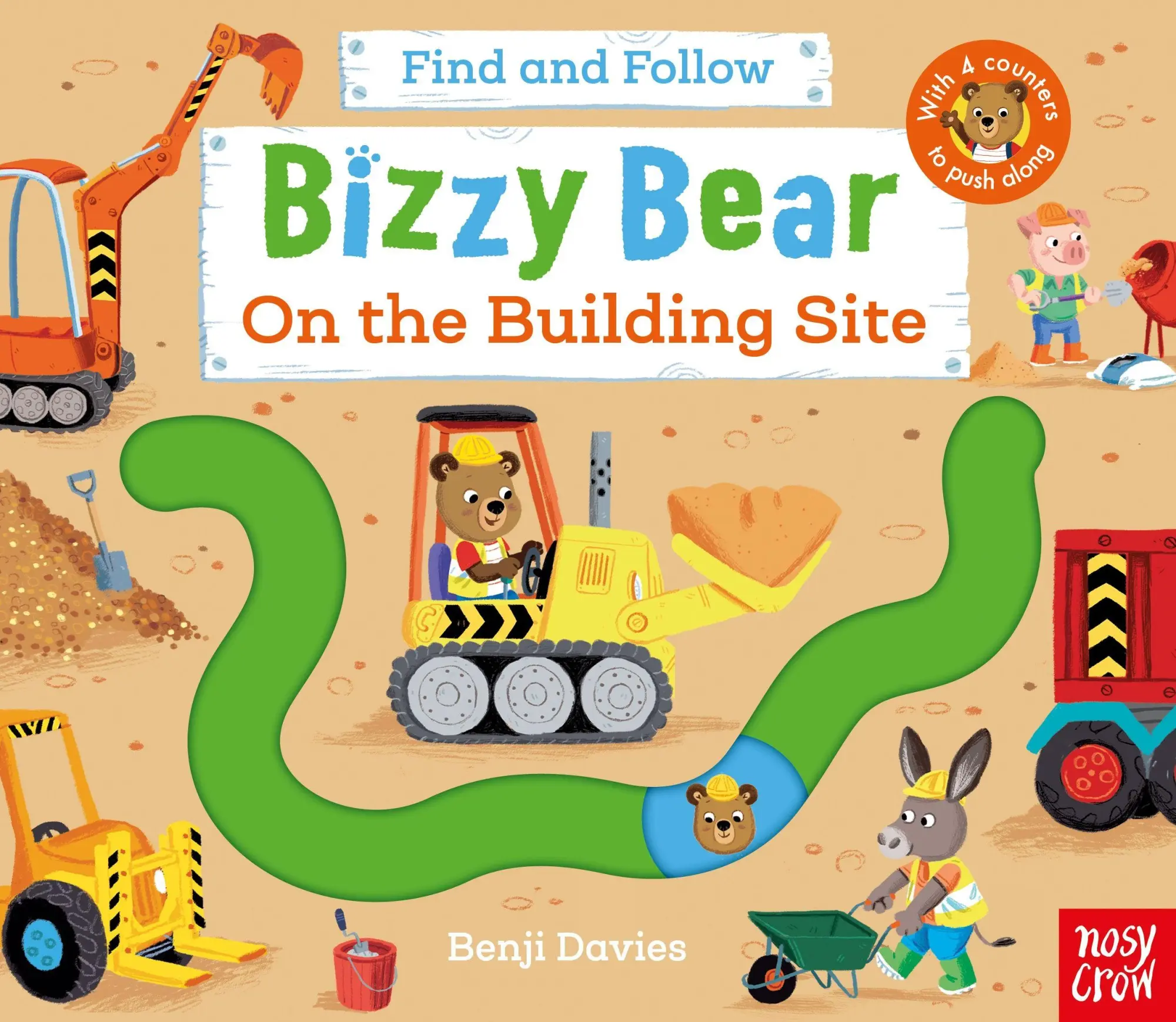 Cover: 9781839947643 | Bizzy Bear: Find and Follow On the Building Site | Benji Davies | Buch