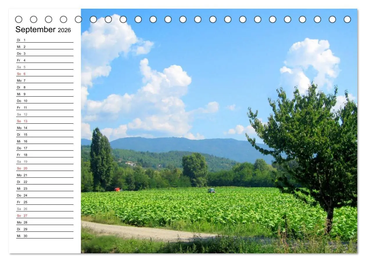 Bild: 9783457987643 | Franziskusweg - Camino di Assisi (Tischkalender 2026 DIN A5 quer),...
