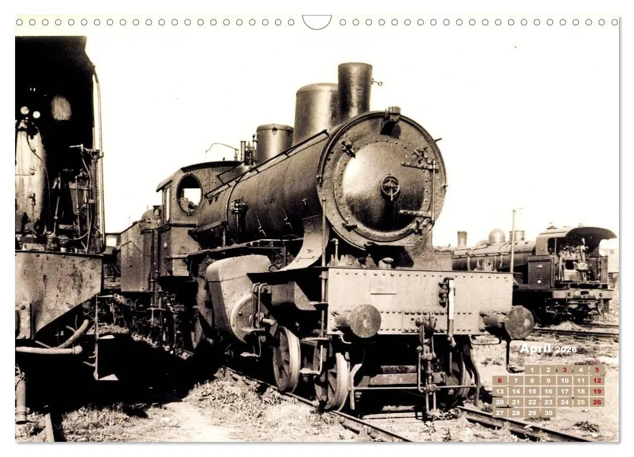Bild: 9783516217643 | Erinnerung an alte Zeiten: Historische Dampfloks (Wandkalender 2026...