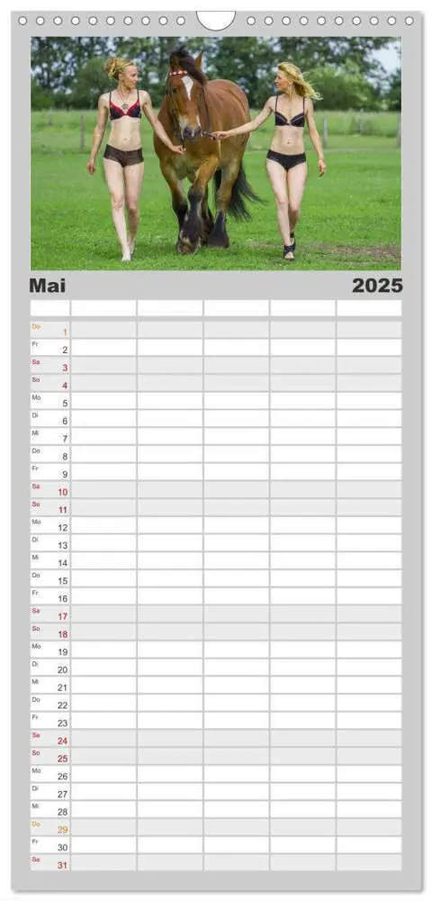 Bild: 9783457117743 | Familienplaner 2025 - Titanen Girls 2025 - erotische Frauen und...