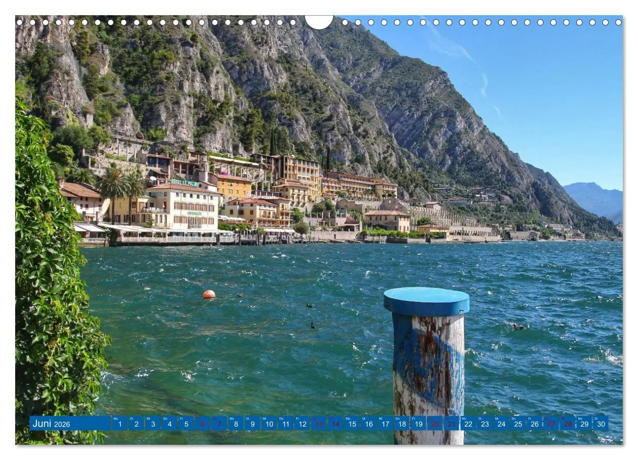 Bild: 9783457597743 | Gardasee bei Limone (Wandkalender 2026 DIN A3 quer), CALVENDO...