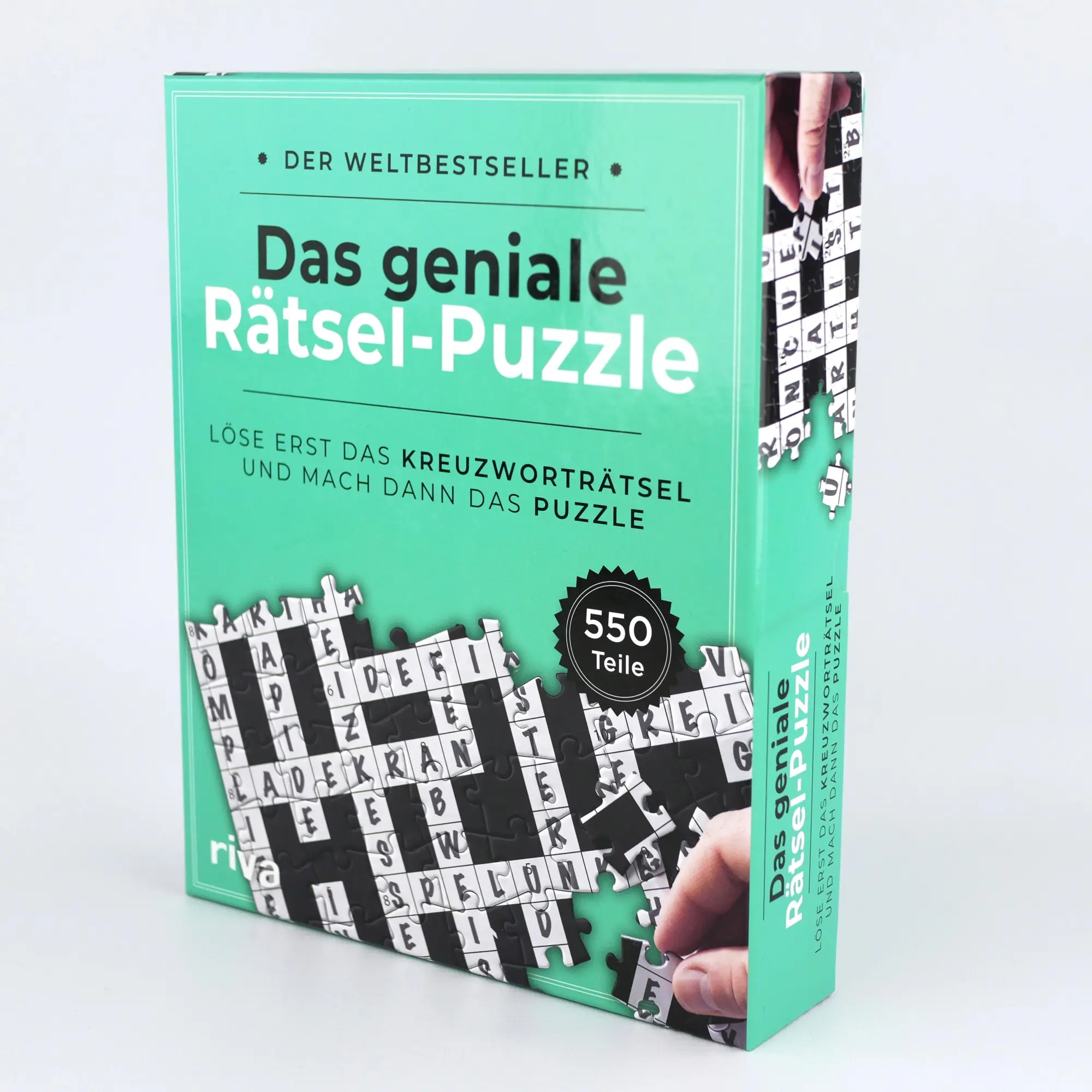Bild: 9783742307743 | Das geniale Rätsel-Puzzle | riva Verlag | Spiel | Schachtel | Deutsch