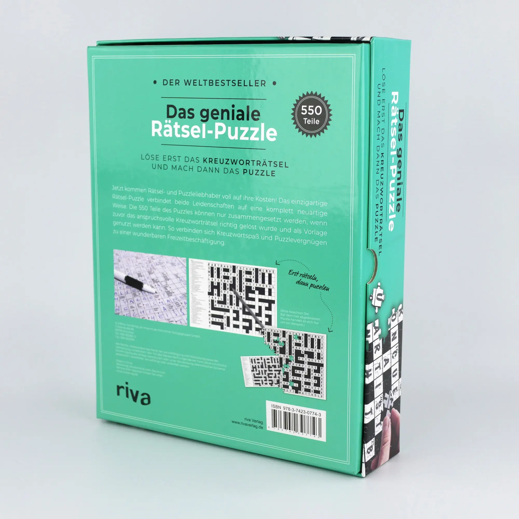 Bild: 9783742307743 | Das geniale Rätsel-Puzzle | riva Verlag | Spiel | Schachtel | Deutsch