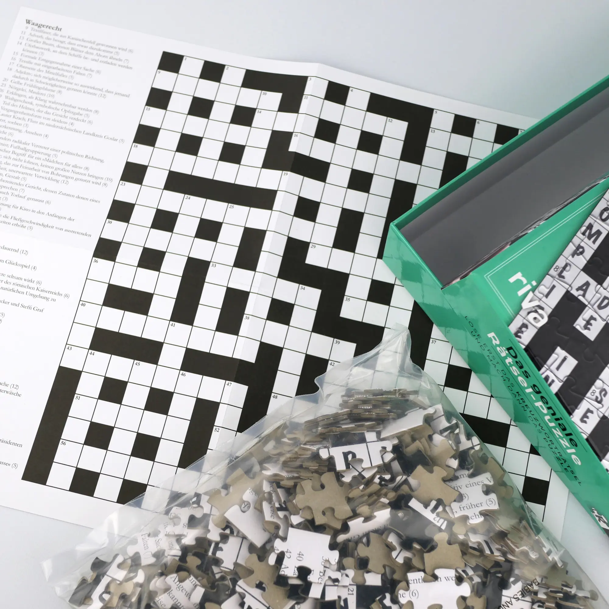 Bild: 9783742307743 | Das geniale Rätsel-Puzzle | riva Verlag | Spiel | Schachtel | Deutsch