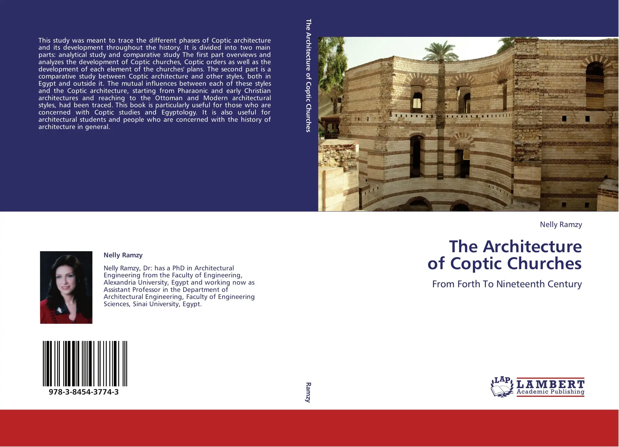 Cover: 9783845437743 | The Architecture of Coptic Churches | From Forth To Nineteenth Century