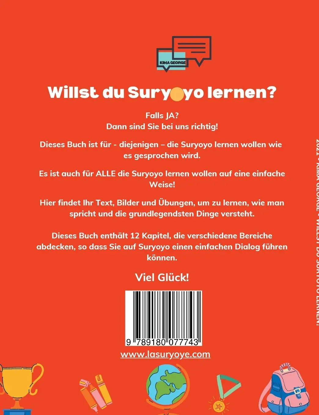 Rückseite: 9789180077743 | Willst du Suryoyo lernen? | - Beispiele - Übungen - Tipps - Tricks -