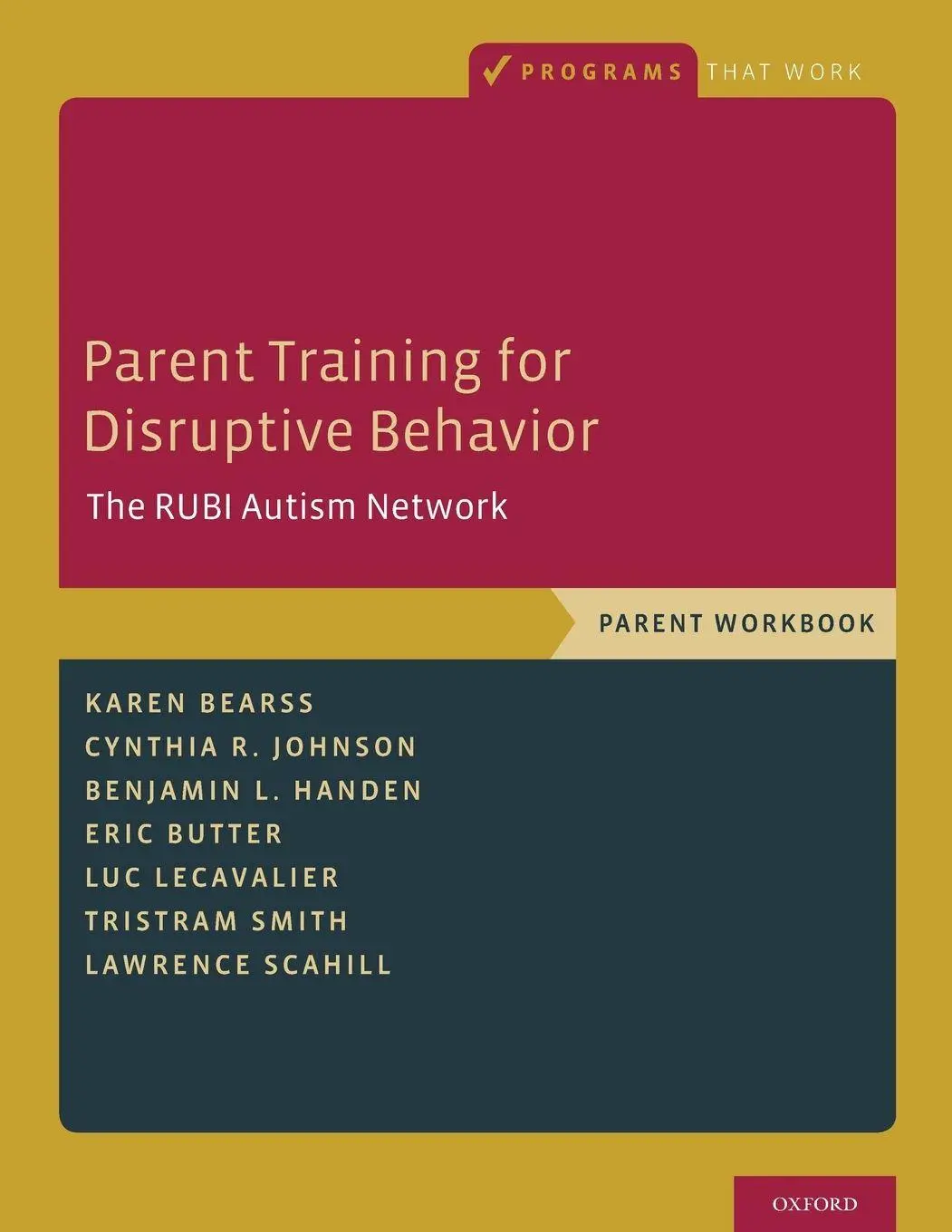 Cover: 9780190627843 | Parent Training for Disruptive Behavior | Bearss | Taschenbuch | 2018