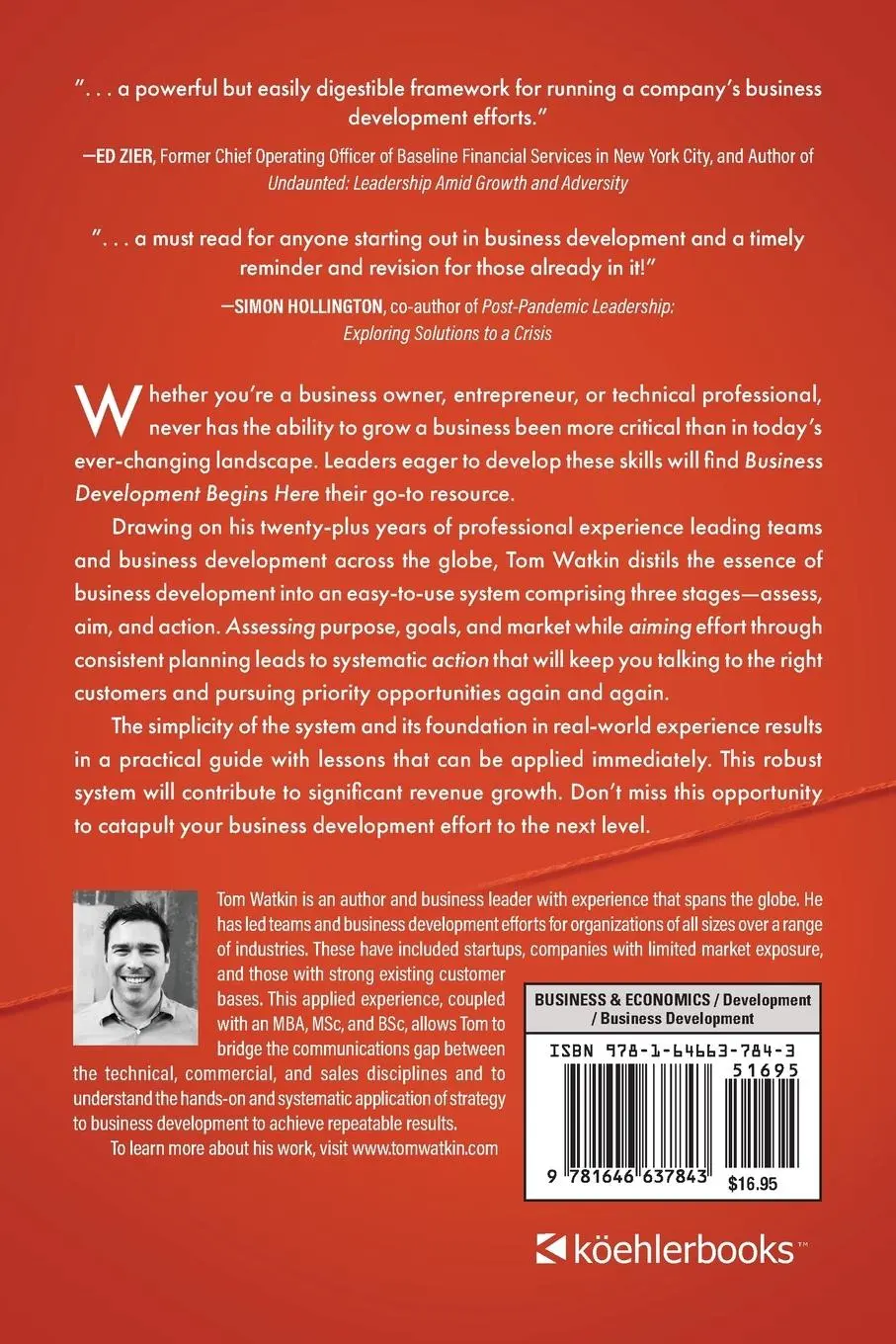 Rückseite: 9781646637843 | Business Development Begins Here | Tom Watkin | Taschenbuch | Englisch