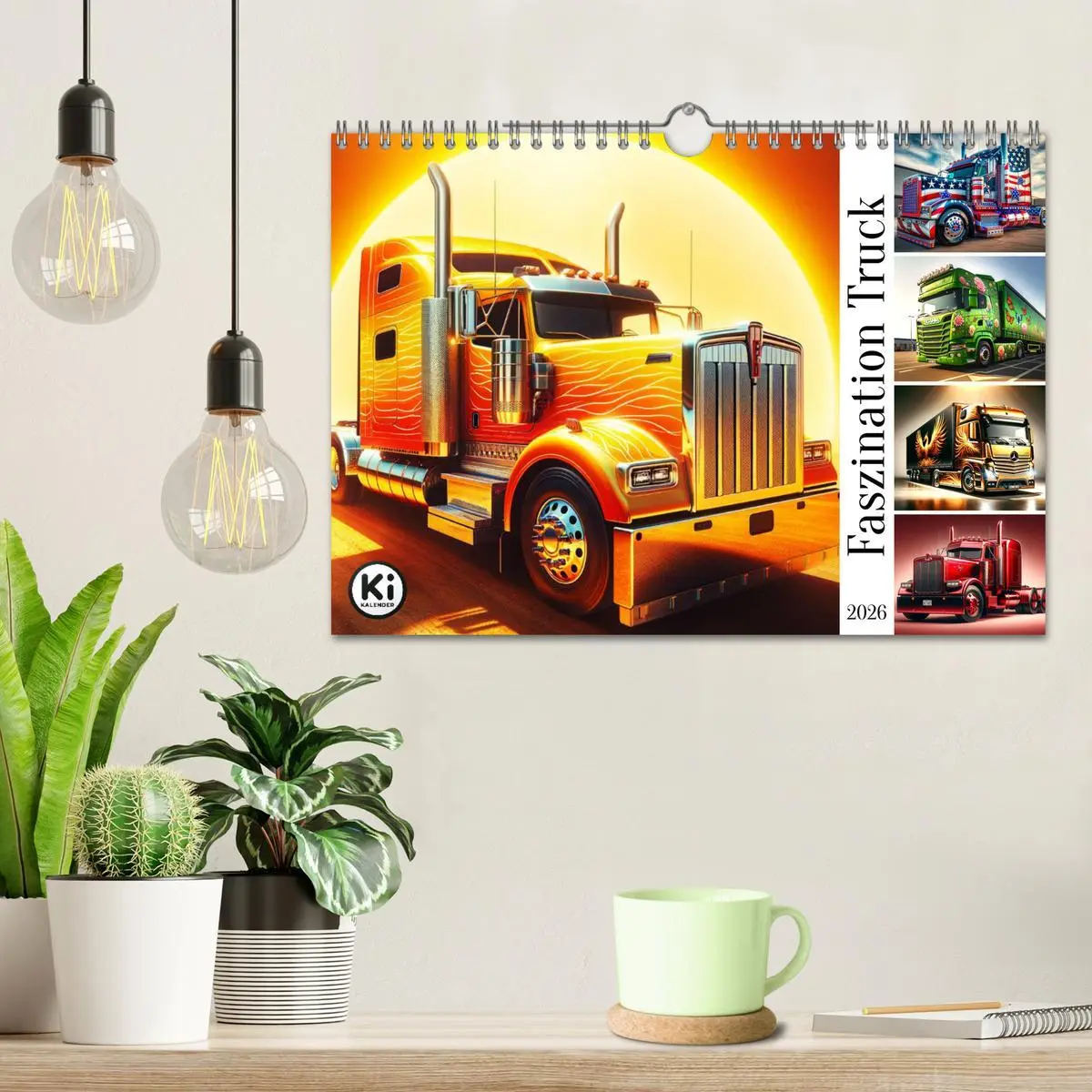Bild: 9783457347843 | Faszination Truck: KI-Designs von Lack und Leistung (Wandkalender...