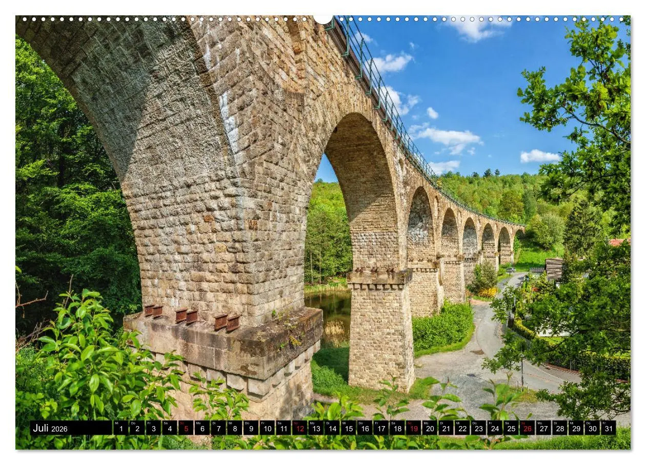 Bild: 9783457897843 | Brücken des Landkreises Sonneberg (Wandkalender 2026 DIN A2 quer),...