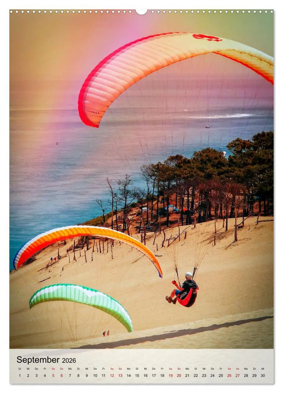 Bild: 9783516367843 | Paragliding - einfach Spaß (hochwertiger Premium Wandkalender 2026...