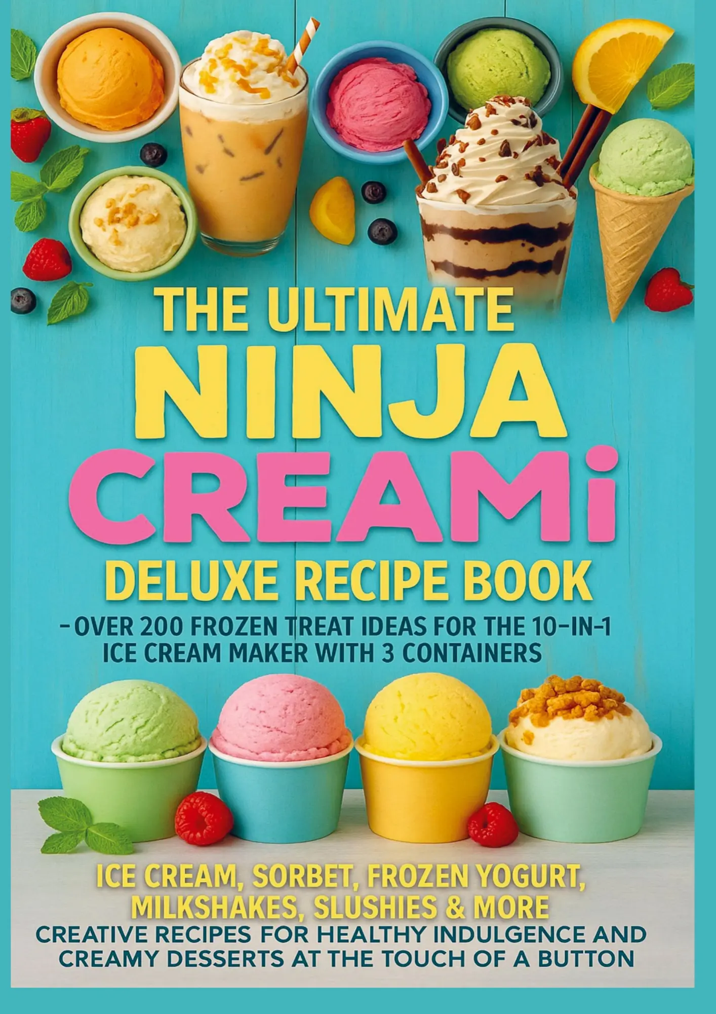 Cover: 9789403807843 | The Ultimate Ninja CREAMi Deluxe Recipe Book- Over 200 Frozen Treat...