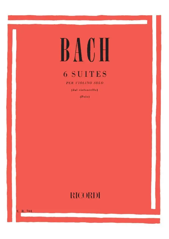 Cover: 9790041807843 | 6 Cello Suites - Violin Solo | Johann Sebastian Bach | Buch | 1984