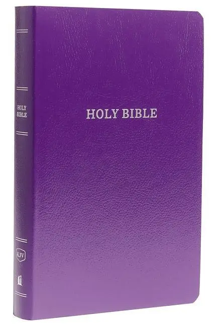 Cover: 9780718097943 | KJV, Gift and Award Bible, Imitation Leather, Purple, Red Letter...