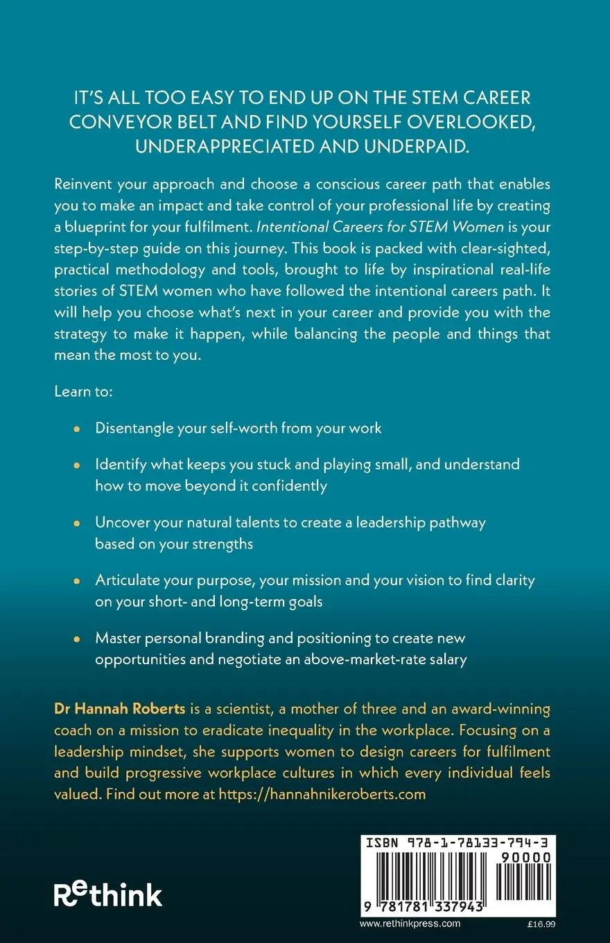 Rückseite: 9781781337943 | Intentional Careers for Stem Women | Hannah Roberts | Taschenbuch