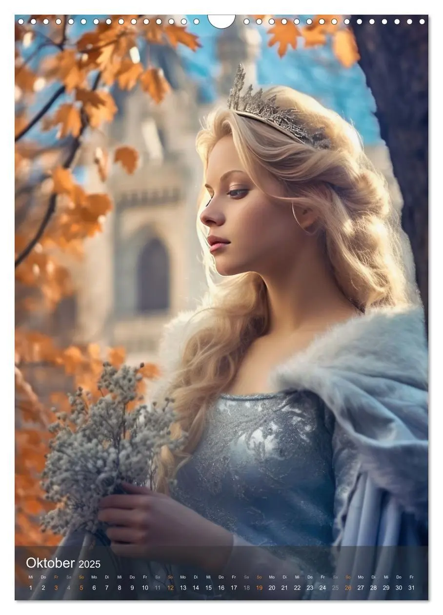 Bild: 9783435867943 | Edle Burgfräulein (Wandkalender 2025 DIN A3 hoch), CALVENDO...