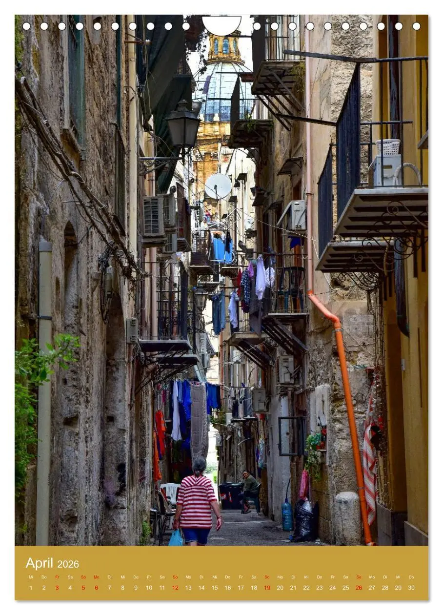 Bild: 9783516597943 | Spaziergang durch Palermo (Wandkalender 2026 DIN A4 hoch), CALVENDO...