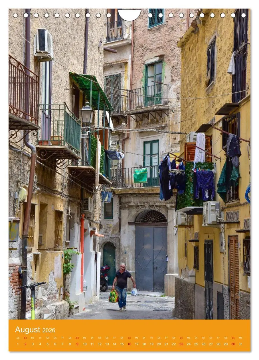 Bild: 9783516597943 | Spaziergang durch Palermo (Wandkalender 2026 DIN A4 hoch), CALVENDO...
