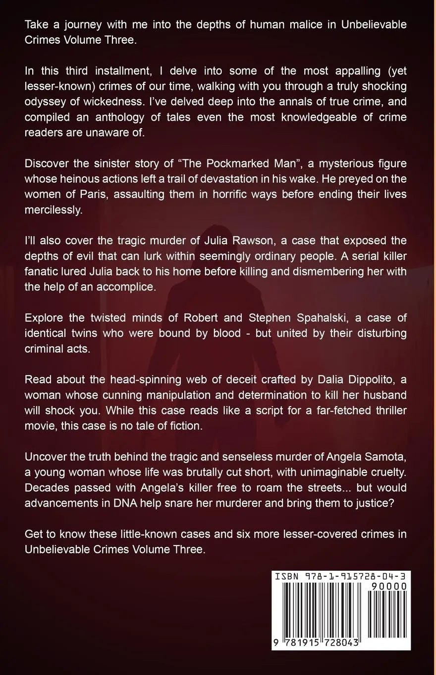 Rückseite: 9781915728043 | Unbelievable Crimes Volume Three | Daniela Airlie | Taschenbuch | 2023