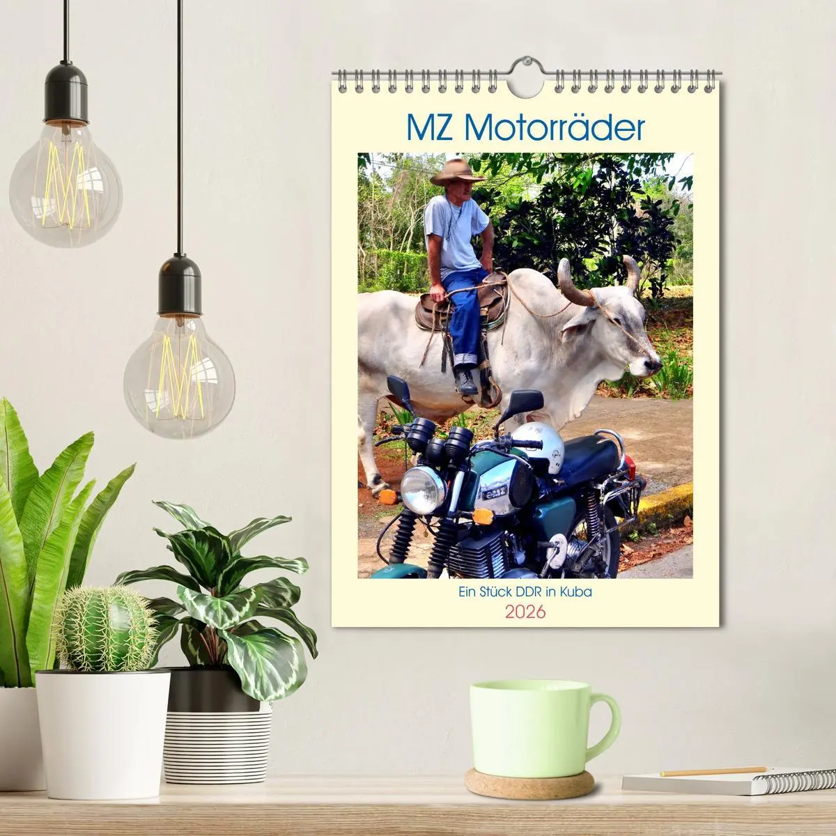 Bild: 9783516248043 | MZ Motorräder - Ein Stück DDR in Kuba (Wandkalender 2026 DIN A4...