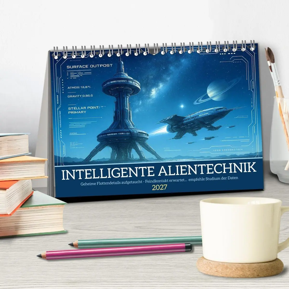 Bild: 9783516938043 | Intelligente Alientechnik (Tischkalender 2027 DIN A5 quer),...