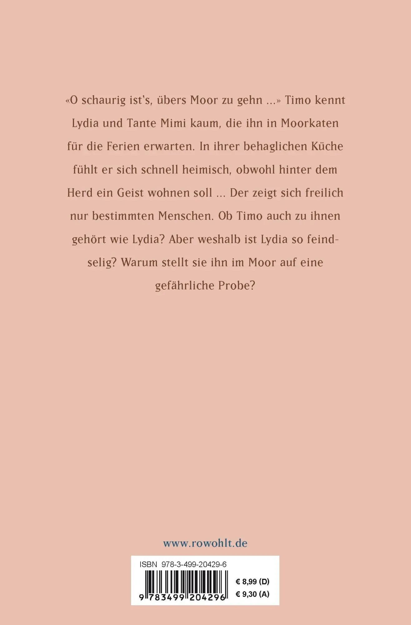 Rückseite: 9783733508043 | Die Moorgeister | Angela Sommer-Bodenburg | Taschenbuch | 160 S.