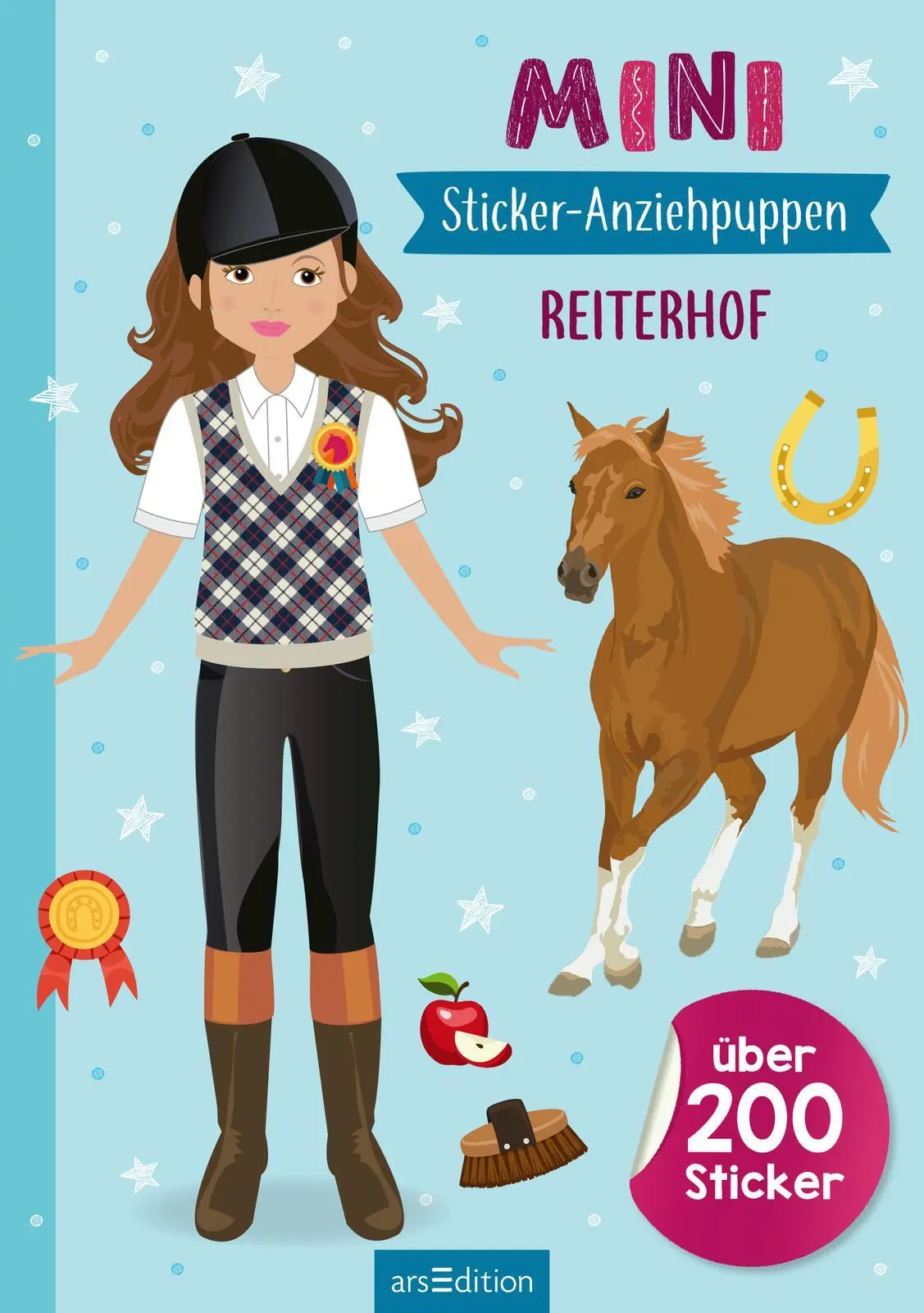 Bild: 9783845858043 | Mini-Sticker-Anziehpuppen - Reiterhof | Über 200 Sticker | Taschenbuch