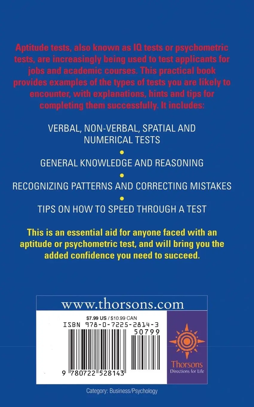 Rückseite: 9780722528143 | How to Win at Aptitude Tests | Paul Pelshenke | Taschenbuch | Englisch