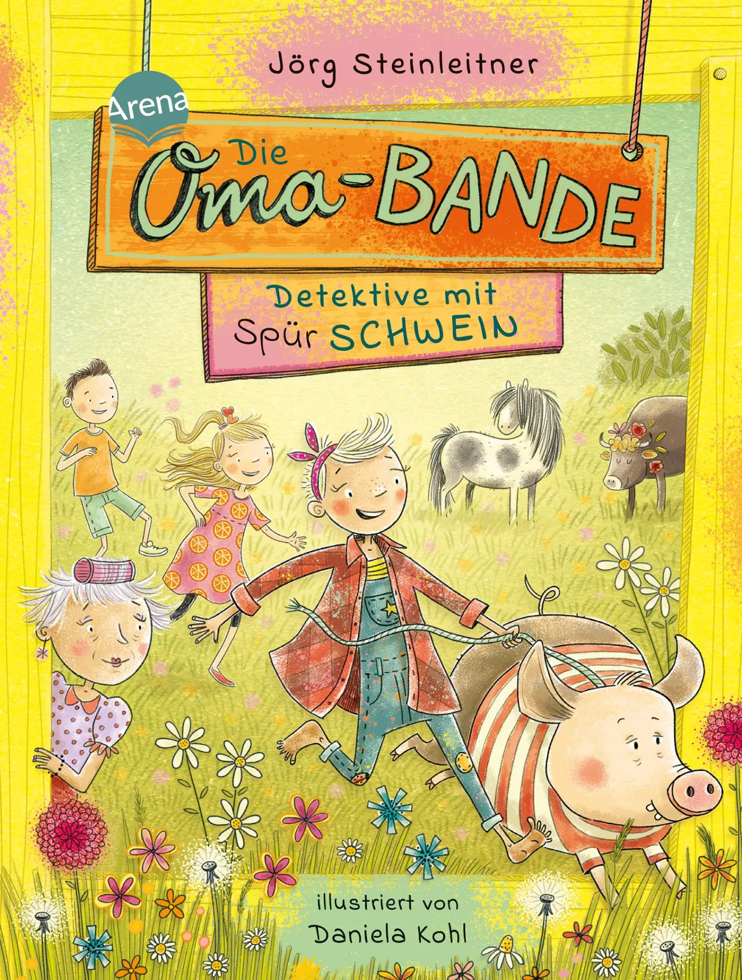 Cover: 9783401608143 | Die Oma-Bande. Detektive mit Spürschwein | Jörg Steinleitner | Buch