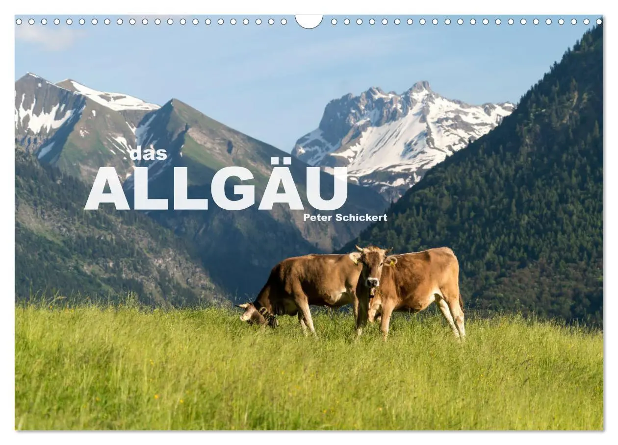 Cover: 9783457908143 | das Allgäu (Wandkalender 2026 DIN A3 quer), CALVENDO Monatskalender