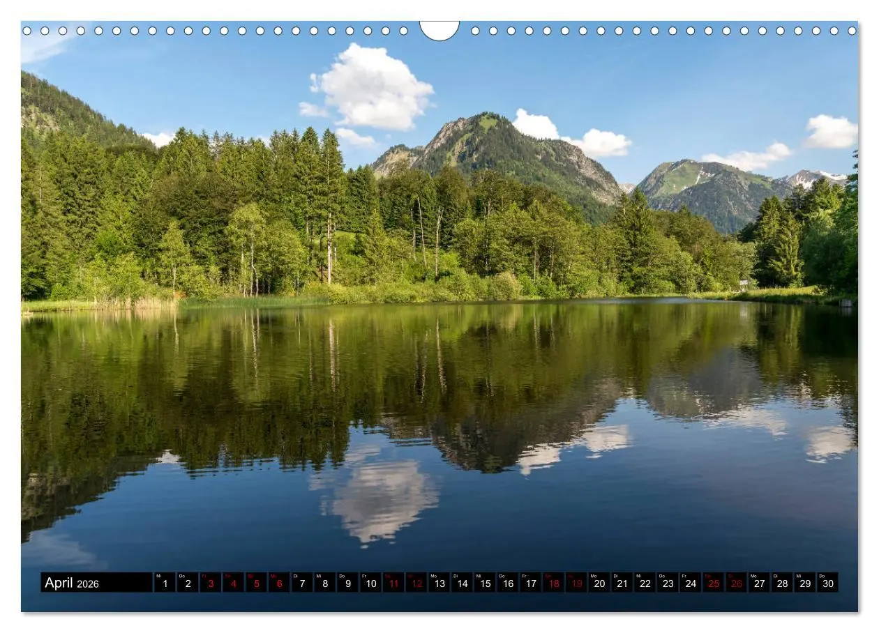 Bild: 9783457908143 | das Allgäu (Wandkalender 2026 DIN A3 quer), CALVENDO Monatskalender