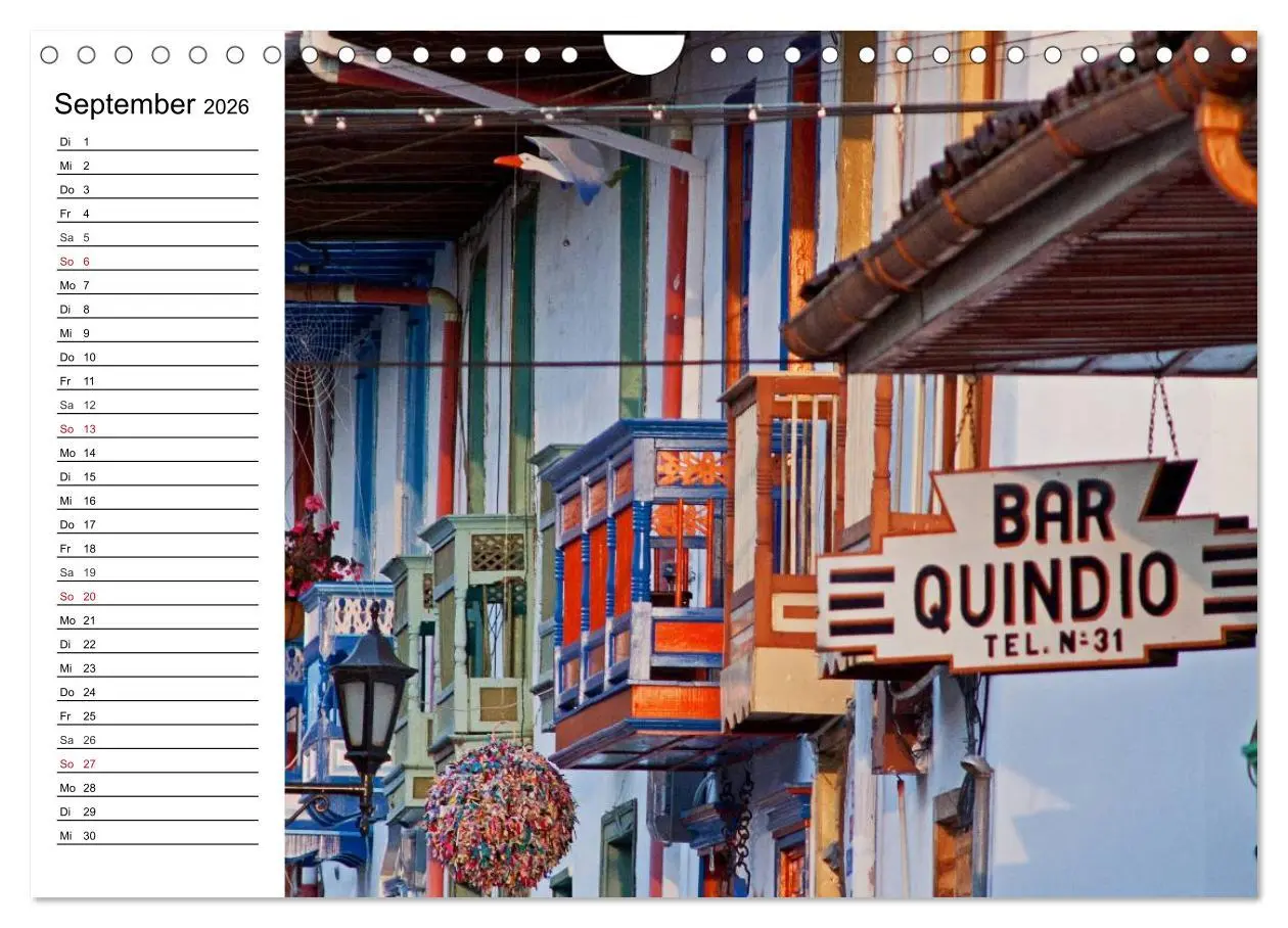 Bild: 9783516238143 | Kolumbien Impressionen (Wandkalender 2026 DIN A4 quer), CALVENDO...