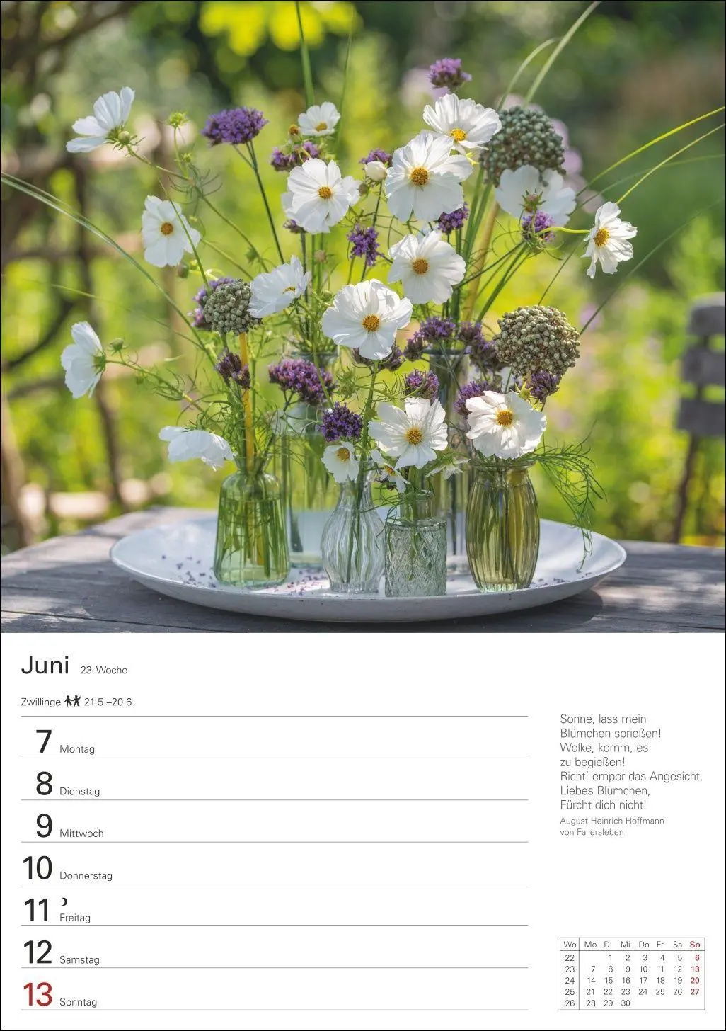 Bild: 9783840038143 | Blumenpracht Wochenplaner 2027 - 53 stimmungsvolle Fotografien | 2027