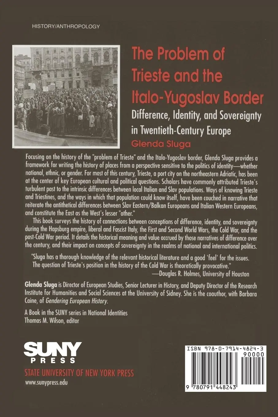Rückseite: 9780791448243 | The Problem of Trieste and the Italo-Yugoslav Border | Glenda Sluga