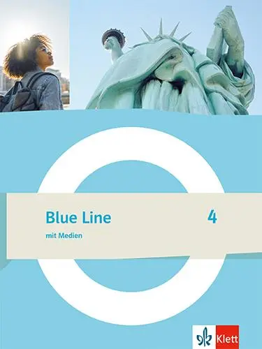 Cover: 9783125488243 | Blue Line 4. Schulbuch mit Medien (fester Einband) Klasse 8 | Bundle