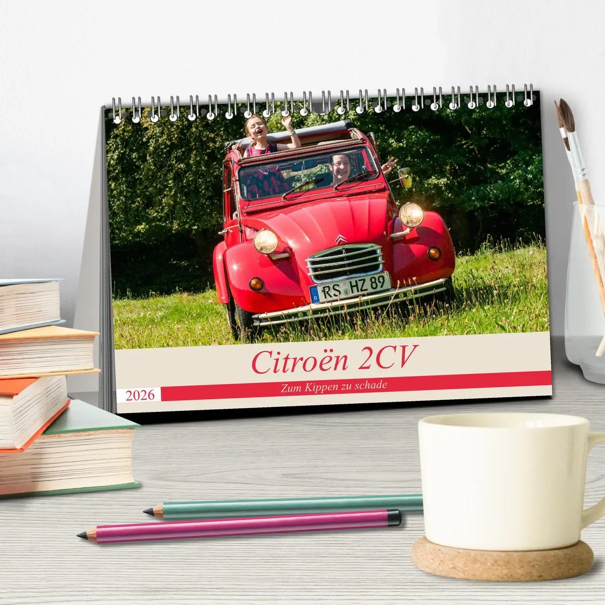 Bild: 9783457758243 | Citroën 2 CV - Zum Kippen zu schade (Tischkalender 2026 DIN A5...