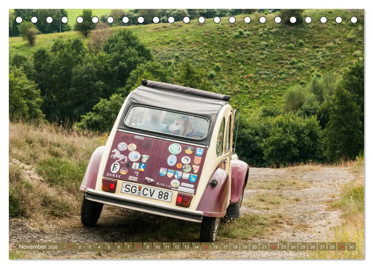 Bild: 9783457758243 | Citroën 2 CV - Zum Kippen zu schade (Tischkalender 2026 DIN A5...