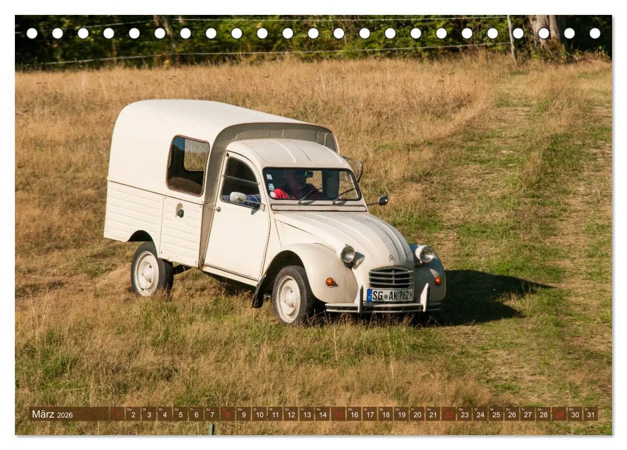 Bild: 9783457758243 | Citroën 2 CV - Zum Kippen zu schade (Tischkalender 2026 DIN A5...