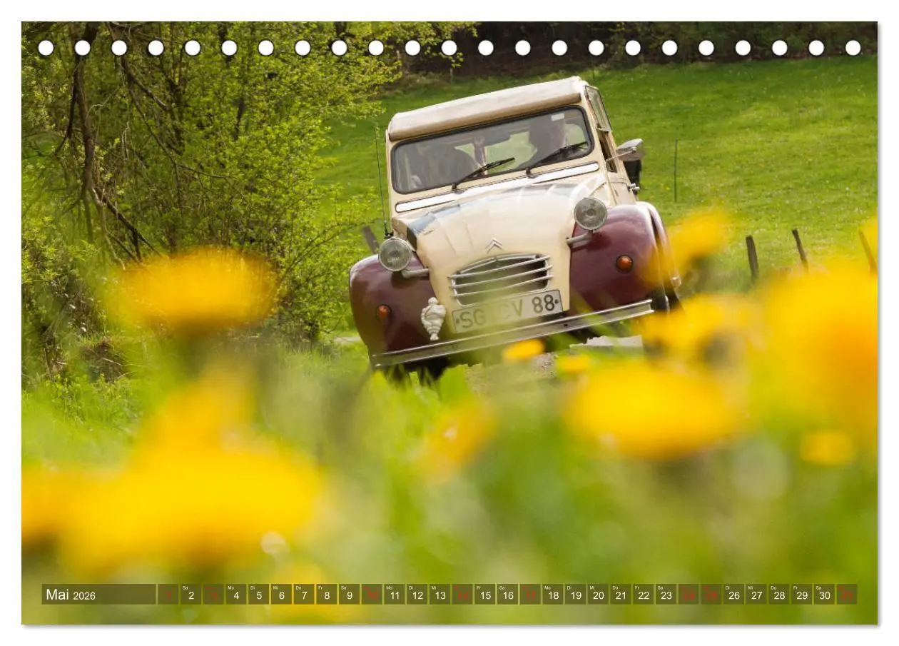 Bild: 9783457758243 | Citroën 2 CV - Zum Kippen zu schade (Tischkalender 2026 DIN A5...